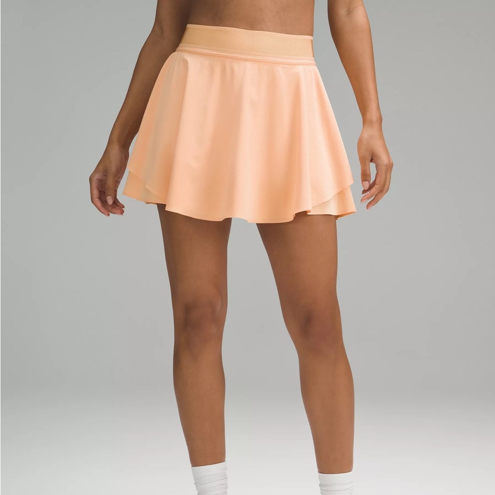 Lululemon Court Rival HR Skirt Summer Glow Long Size 2